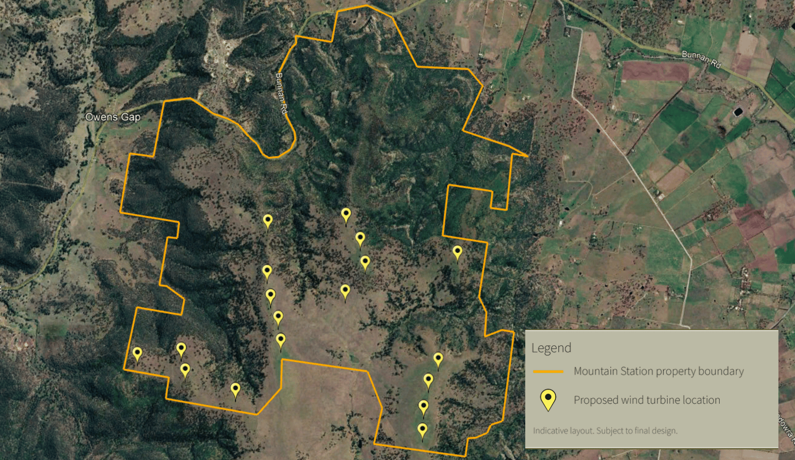 66kV Power Line Map